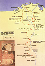 Route of Holy Family through Egypt