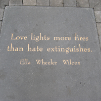 Love lights more fires than hate extinguishes
